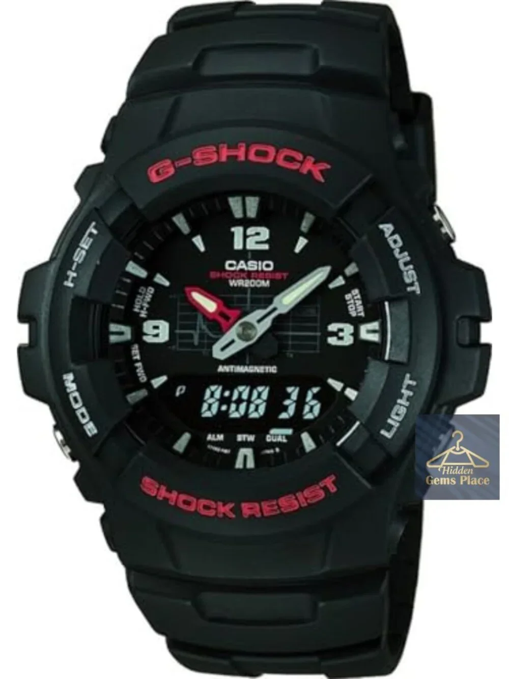 G-Shock Men's Analog-Digital Sport Watch, Shock Resistant, 200M Water Resistant